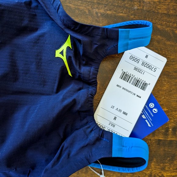 NEW in box, original tags Mizuno Women's GX-Sonic V Sprinter Tech Suit Med Blue - Picture 2 of 10